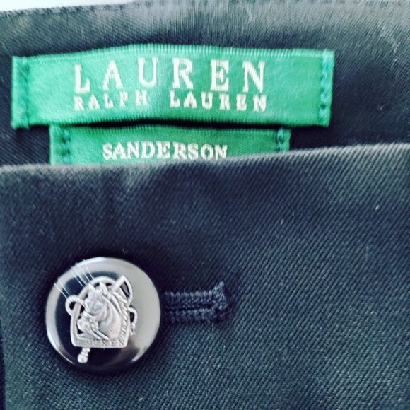 Ralph Lauren wide leg, black trousers size 8 - Picture 3 of 4